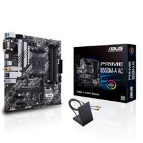 Placa mãe asus prime b550m-a ac, amd am4, chipset b550, matx, ddr4 - prime b550m-a ac