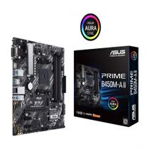 Placa Mãe Asus Prime Para AMD AM4 B450M-A II 4xDDR4 mATX