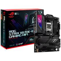 Placa Mãe Asus Rog Strix X670E-E Gaming WiFi DDR5 Socket AMD AM5 Chipset AMD X670 ATX Placa Mãe Asus Rog Strix X670E-E Gaming WiFi DDR5 Socket AMD AM5 Chipset AMD X670 ATX