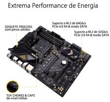 Placa Mãe Asus Tuf Gaming B550-Plus Amd Am4 Atx Ddr4