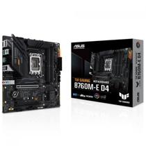 Placa Mãe Asus TUF Gaming B760M-E D4, Chipset B760, Intel LGA 1700, mATX, DDR4, 90MB1E90-M1EAY0