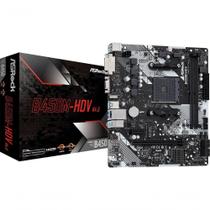 Placa Mãe B450M-HDV R4.0 Am4 M-ATX com Ddr4 Até 64GB Usb 3.1 Hdmi Dvi-D-Sub Asrock Placa Mãe B450M-HDV R4.0 Am4 M-ATX com Ddr4 Até 64GB Usb 3.1 Hdmi Dvi-D-Sub Asrock