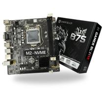 Placa Mãe B75 LGA 1155 M.2 NVMe USB 3.0 DDR3 HDMI i3 i5 i7 2 e 3 geração Coretech
