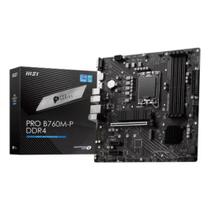 Placa Mae B760M-P LGA 1700 MicroATX M.2 HDMI/VGA 128gb DDR4