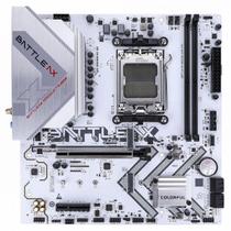 Placa Mãe Colorful Battle-AX B650M-GHA WIFI V14, Chipset B650, AMD AM5, MATX, DDR5, Branca