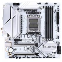 Placa Mãe Colorful Battle-AX B650M-White WiFi V15, Chipset B650, AMD AM5, mATX, DDR5 Placa Mãe Colorful Battle-AX B650M-White WiFi V15, Chipset B650, AMD AM5, mATX, DDR5