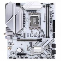 Placa Mãe Colorful Battle-AX B760M-G White WIFI D5 V20A, Chipset B760, Intel LGA 1700, MATX, DDR5 Placa Mãe Colorful Battle-AX B760M-G White WIFI D5 V20A, Chipset B760, Intel LGA 1700, MATX, DDR5