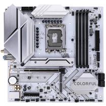 Placa Mãe Colorful Battle-AX B760M-White WiFi D5 V20, Chipset B760, Intel LGA 1700, mATX, DDR5 Placa Mãe Colorful Battle-AX B760M-White WiFi D5 V20, Chipset B760, Intel LGA 1700, mATX, DDR5
