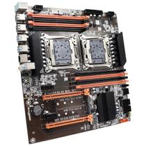 Placa Mãe De Servidor Dual CPU X99 E-ATX Xeon 2011-3 Slot M.2 SATA3 USB3.0 8 DIMM DDR4