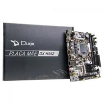 Placa Mãe Duex DX H55Z, Chipset H55, Intel LGA 1156, MATX, DDR3
