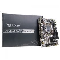 Placa Mãe Duex DX H55Z, Chipset H55, Intel LGA 1156, MATX, DDR3