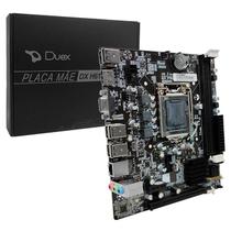 Placa Mãe Duex DX H61ZG, DDR3, Socket 1155, M-ATX, Chipset Intel H61 Placa Mãe Duex DX H61ZG, DDR3, Socket 1155, M-ATX, Chipset Intel H61
