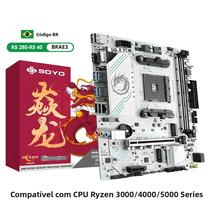 Placa-Mãe Gamer AMD B550M USB3.2 PCIE3.0 M.2 NVME Dual Channel DDR4 AM4 Suporte Para Ryzen 5700X