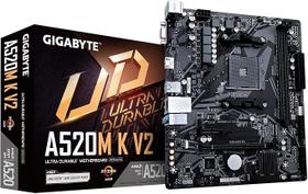 Placa Mãe Gigabyte A520M K V2 AM4/2xDDR4/HDMI/DSub/M.2/USB 3.2 Placa Mãe Gigabyte A520M K V2 AM4/2xDDR4/HDMI/DSub/M.2/USB 3.2