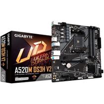 Placa mae gigabyte a520m k v2, chipset a520, amd am4, matx, ddr4