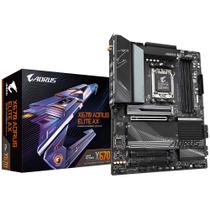 Placa-mãe GIGABYTE AORUS Elite AX X670 Soquete AM5 ATX DDR5 Placa-mãe GIGABYTE AORUS Elite AX X670 Soquete AM5 ATX DDR5