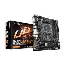 Placa Mãe Gigabyte B450M DS3H V2, AM4 mATX, DDR4 até 128GB 3200MHz, HDMI, DP, M.2 PCIe NVMe, USB 3.2, 4xSATA 6Gb/s Placa Mãe Gigabyte B450M DS3H V2, AM4 mATX, DDR4 até 128GB 3200MHz, HDMI, DP, M.2 PCIe NVMe, USB 3.2, 4xSATA 6Gb/s