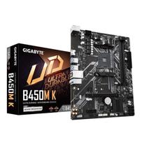 Placa Mãe Gigabyte B450M K 1.0 DDR4 HDMI AM4 Ryzen Socket