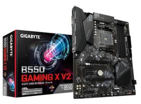 Placa-mãe GIGABYTE B550 Gaming X V2 AM4 DDR4 HDMI Placa-mãe GIGABYTE B550 Gaming X V2 AM4 DDR4 HDMI