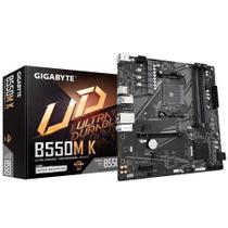 Placa-mãe Gigabyte B550m, Am4 4xddr4(máx128gb), 4 Sata, 1 M.2, 2xusb 3.2, 4xusb 2.0, 1xhdmi