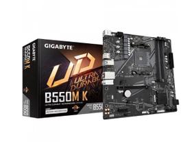 Placa-mae gigabyte b550m, am4 4xddr4(max128gb), 4 sata, 1 m.2, 2xusb 3.2, 4xusb 2.0, 1xhdmi