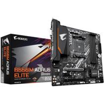 Placa Mãe Gigabyte B550M AORUS Elite, Chipset B550, AMD AM4, mATX, DDR4 Placa Mãe Gigabyte B550M AORUS Elite, Chipset B550, AMD AM4, mATX, DDR4