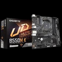 Placa Mãe Gigabyte B550M K AM4 4xDDR4 4 SATA 2 M.2 USB HDMI