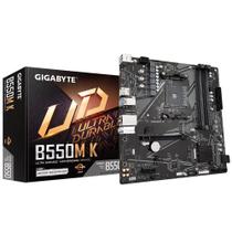 Placa Mãe Gigabyte B550M-K AM4 mATX DDR4 USB 3.2 M.2 (Rev. 1.0) Placa Mãe Gigabyte B550M-K AM4 mATX DDR4 USB 3.2 M.2 (Rev. 1.0)