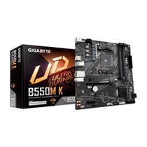 Placa Mãe Gigabyte B550M K , AMD AM4, Micro ATX, 4xDDR4 - 9MB55MK-00-10 Placa Mãe Gigabyte B550M K , AMD AM4, Micro ATX, 4xDDR4 - 9MB55MK-00-10