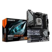 Placa Mãe Gigabyte B650 Eagle AX, AMD AM5, ATX, DDR5, LED RGB, Wi-Fi 6E, Bluetooth, Preto - 9MB65EGX-00-10 Placa Mãe Gigabyte B650 Eagle AX, AMD AM5, ATX, DDR5, LED RGB, Wi-Fi 6E, Bluetooth, Preto - 9MB65EGX-00-10
