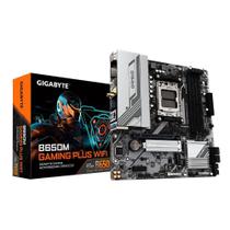 Placa Mãe Gigabyte B650M GAMING PLUS WIFI, AMD AM5, mATX, DDR5, LED RGB, WIFI, Bluetooth, Preto - 9MB65MGPW-00-10 Placa Mãe Gigabyte B650M GAMING PLUS WIFI, AMD AM5, mATX, DDR5, LED RGB, WIFI, Bluetooth, Preto - 9MB65MGPW-00-10