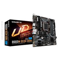 Placa Mãe Gigabyte B660M DS3H, Intel LGA 1700, mATX, DDR4, M.2 NVME