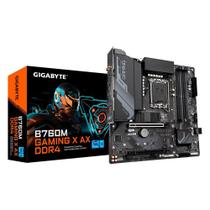 Placa-Mãe Gigabyte B760M Gaming X AX Rev 1.1, Intel LGA 1700 MATX, DDR5, AX WiFi, Preto - B760M GAMING X AX