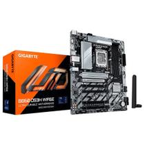 Placa Mãe Gigabyte B860 DS3H WIFI6E, Intel, ATX, DDR5, Wi-Fi 6E, Bluetooth, Preto - B86D3H6-00 Placa Mãe Gigabyte B860 DS3H WIFI6E, Intel, ATX, DDR5, Wi-Fi 6E, Bluetooth, Preto - B86D3H6-00