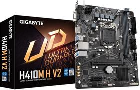 Placa mãe gigabyte h410m h v2 ddr4 lga1200 micro atx hdmi