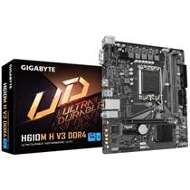 Placa Mãe Gigabyte H610M H V3, Chipset H610, Intel LGA 1700, mATX, DDR4 Placa Mãe Gigabyte H610M H V3, Chipset H610, Intel LGA 1700, mATX, DDR4