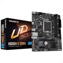 Placa Mãe Gigabyte H610M K DDR4 2.0 Socket LGA1700 M-atx Placa Mãe Gigabyte H610M K DDR4 2.0 Socket LGA1700 M-atx