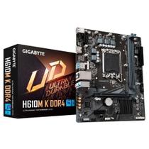 Placa Mãe Gigabyte H610M K DDR4, Intel LGA 1700, Micro ATX, DDR4, HDMI, M.2 - 9MH610MK-00-20 Placa Mãe Gigabyte H610M K DDR4, Intel LGA 1700, Micro ATX, DDR4, HDMI, M.2 - 9MH610MK-00-20