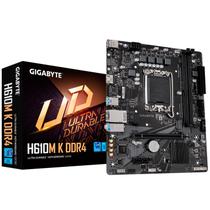 Placa Mãe Gigabyte H610M-K, Socket Intel LGA1700, DDR4, M.2 NVMe, USB 3.2, HDMI - Micro-ATX Placa Mãe Gigabyte H610M-K, Socket Intel LGA1700, DDR4, M.2 NVMe, USB 3.2, HDMI - Micro-ATX