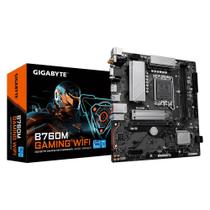 Placa Mae Gigabyte INTEL LGA (1700) DDR5 Micro ATX- B760M Gaming Wifi 1.2