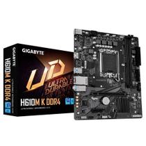 Placa Mae Gigabyte INTEL LGA1700 DDR4 Micro ATX - H610M K DDR4 2.0