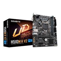 Placa Mãe Gigabyte para Intel H510M H V2 LGA 1200 Ultra Durable 2xDDR4 mATX