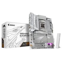 Placa Mãe Gigabyte X870 AORUS ELITE ICE WIFI 7 AM5 4xDDR5 Chipset X870 ATX