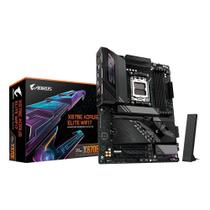 Placa-Mãe Gigabyte X870E AORUS ELITE WIFI7, AMD AM5, ATX, DDR5, LED RGB, Bluetooth, Wi-Fi 7, Preto - X870E A ELITE WIFI7 Placa-Mãe Gigabyte X870E AORUS ELITE WIFI7, AMD AM5, ATX, DDR5, LED RGB, Bluetooth, Wi-Fi 7, Preto - X870E A ELITE WIFI7