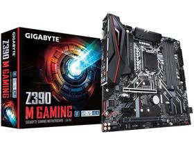 Placa Mãe Gigabyte Z390M GAMING, DDR4, Micro-ATX, LGA1151