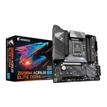 Placa-Mãe Gigabyte Z690M Aorus Elite, Rev. 1.0, Intel LGA 1700, mATX, DDR4, M.2 NVMe, Preto - Z690M A ELITE DDR4