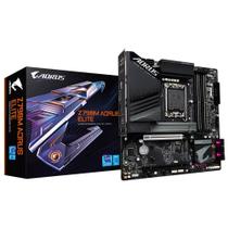 Placa Mãe Gigabyte Z790M Aorus Elite LGA 1700 DDR5 mATX HDMI DP M.2 USB 3.2 Placa Mãe Gigabyte Z790M Aorus Elite LGA 1700 DDR5 mATX HDMI DP M.2 USB 3.2