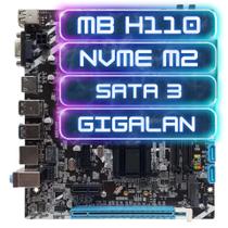 Placa Mãe H110 Intel 6/7/8 Geracao Lga1151 Gigalan M2 Nvme