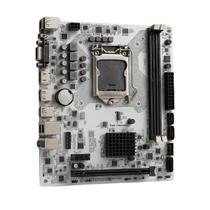 Placa-Mãe H81, Intel LGA1150, mATX, DDR3, M.2, NVMe, Gigalan, Branco