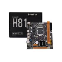 Placa-Mãe H81, Intel LGA1150, mATX, DDR3, M.2, NVMe, Gigalan, Preto - BPC-H81M.2-TG